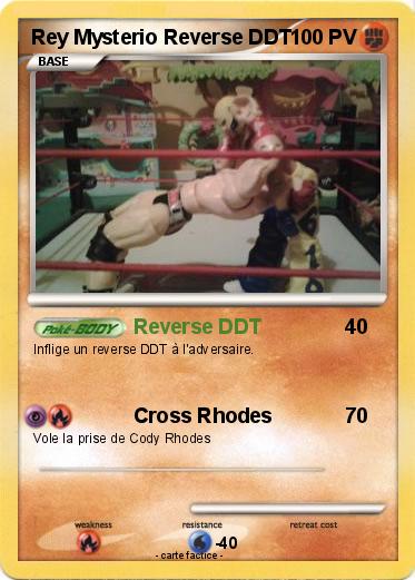 Pokemon Rey Mysterio Reverse DDT