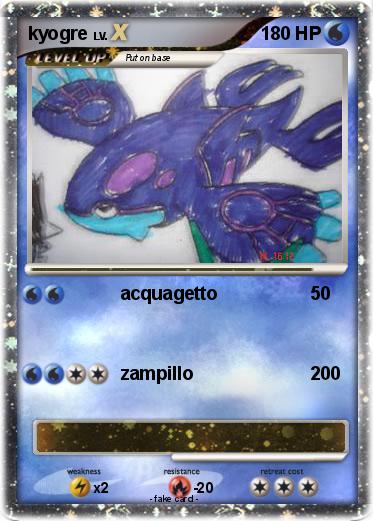 Pokemon kyogre