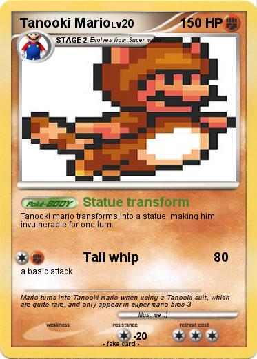 Pokemon Tanooki Mario