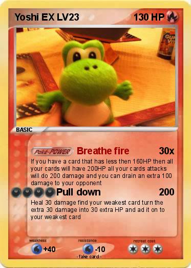 Pokemon Yoshi EX LV23