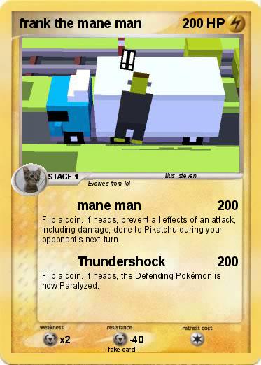 Pokemon frank the mane man