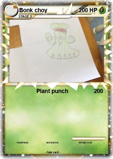 Pokemon Bonk choy