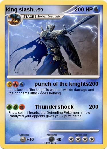 Pokemon king slash