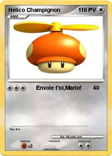 Pokemon Hélico Champignon