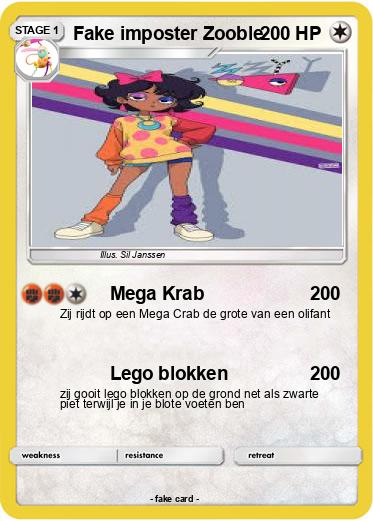 Pokemon Fake imposter Zooble