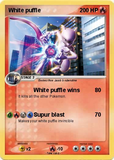 Pokemon White puffle
