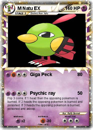 Pokemon M Natu EX