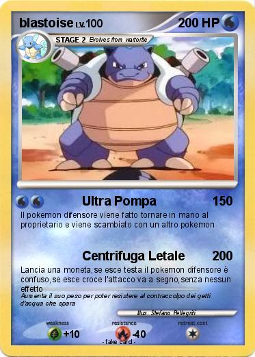 Pokemon blastoise
