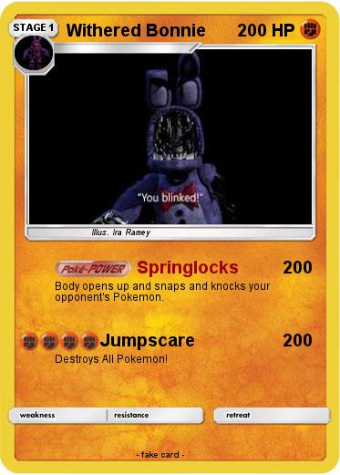 Pokemon Withered Bonnie