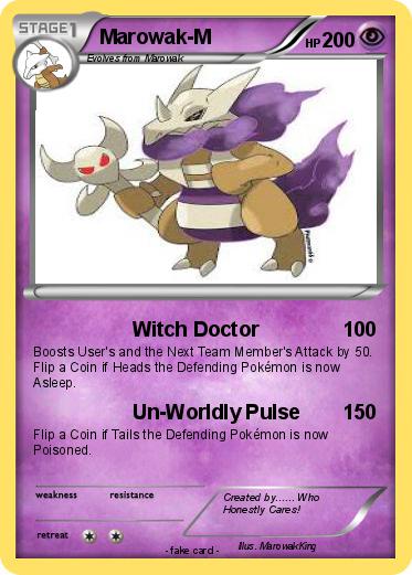 Pokemon Marowak-M