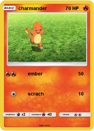 Pokemon charmander