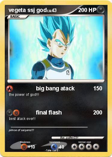 Pokemon vegeta ssj god