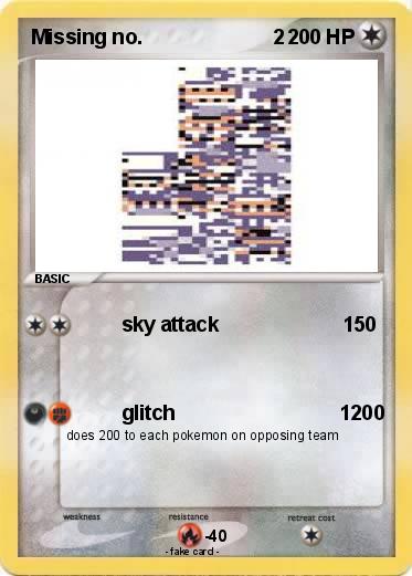 Pokemon Missing no.                       2