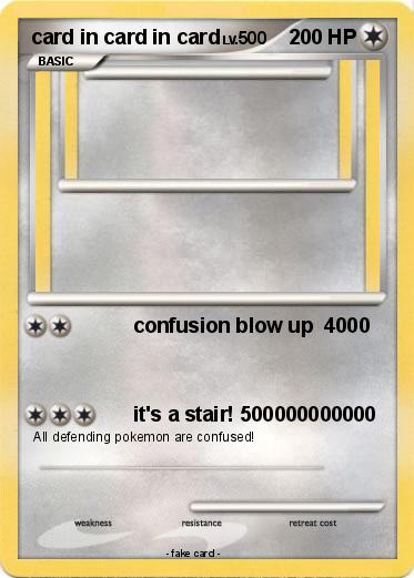 Pokemon card in card in card