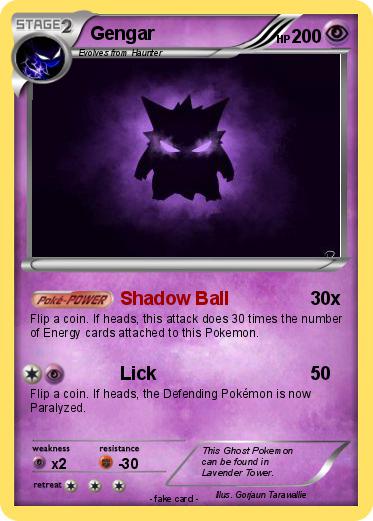 Pokemon Gengar