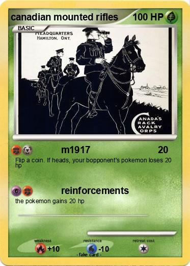 Pokemon canadian mounted rifles