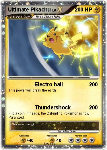 Pokemon Ultimate Pikachu