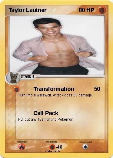 Pokemon Taylor Lautner