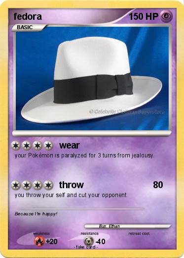 Pokemon fedora