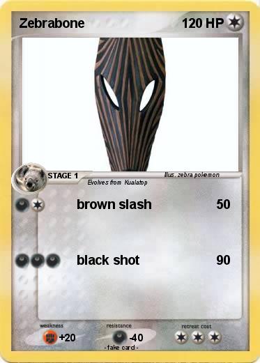 Pokemon Zebrabone