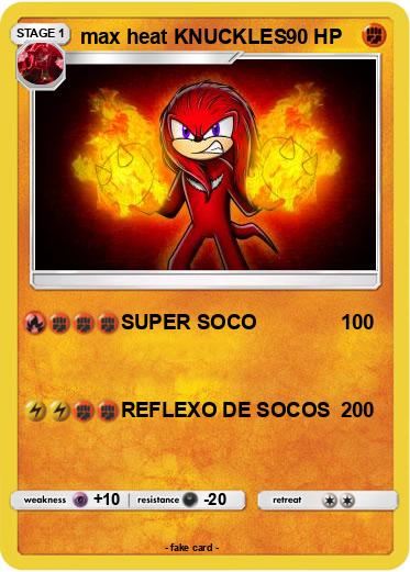Pokemon max heat KNUCKLES