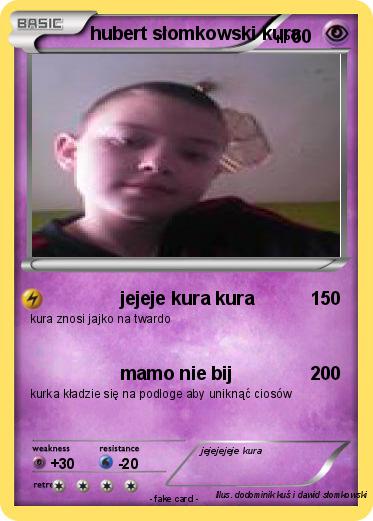 Pokemon hubert słomkowski kura