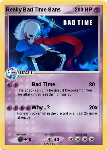 Pokemon Really Bad Time Sans