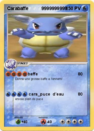 Pokemon Carabaffe          9999999999