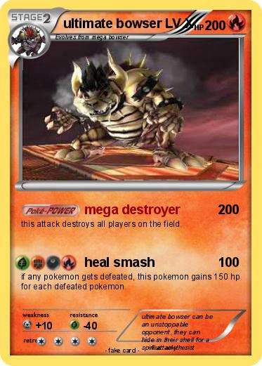 Pokemon ultimate bowser LV X