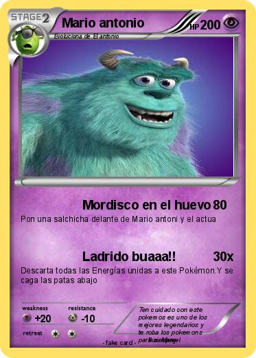 Pokemon Mario antonio