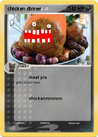 Pokemon chicken dinner