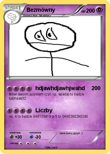 Pokemon Bezmówny