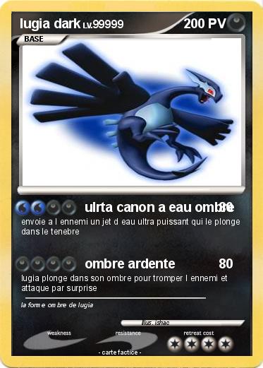 Pokemon lugia dark