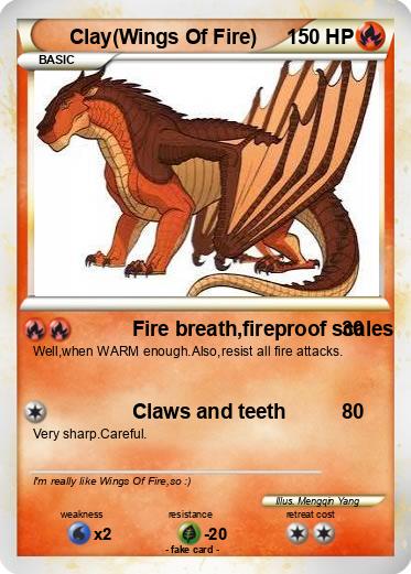 Pokemon Clay(Wings Of Fire)