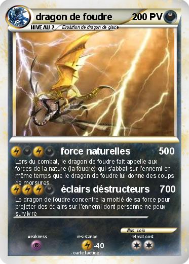 Pokemon dragon de foudre