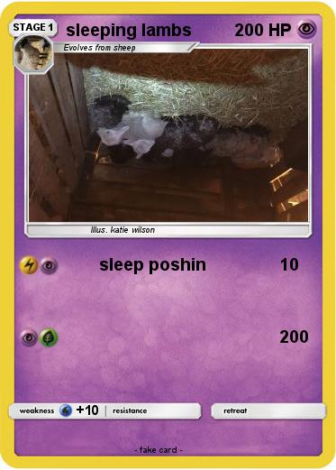 Pokemon sleeping lambs