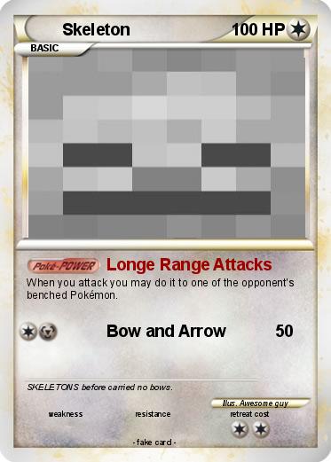 Pokemon Skeleton