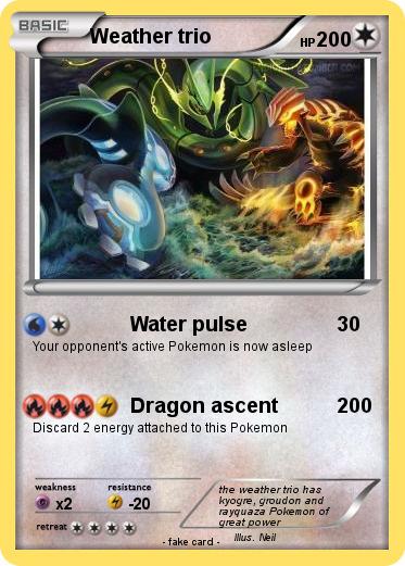 Pokemon Weather trio