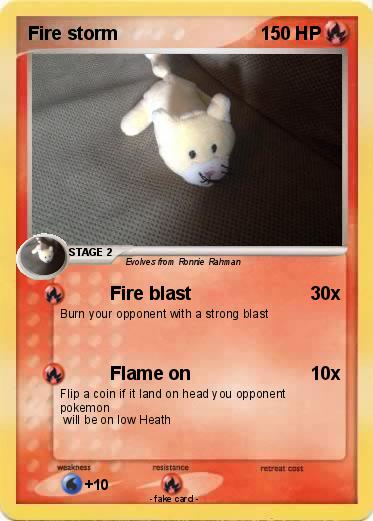 Pokemon Fire storm