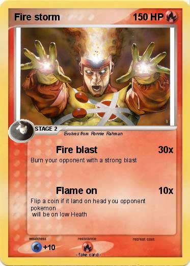 Pokemon Fire storm