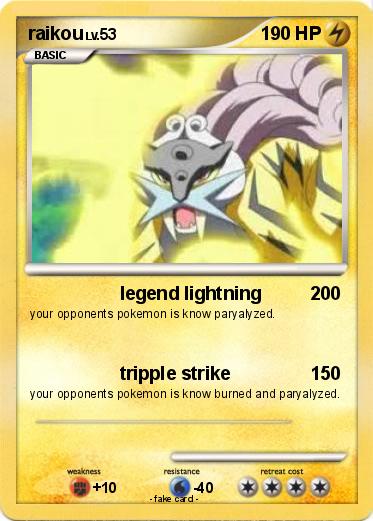 Pokemon raikou