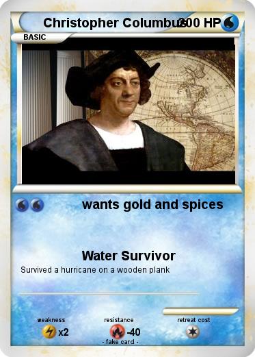 Pokemon Christopher Columbus