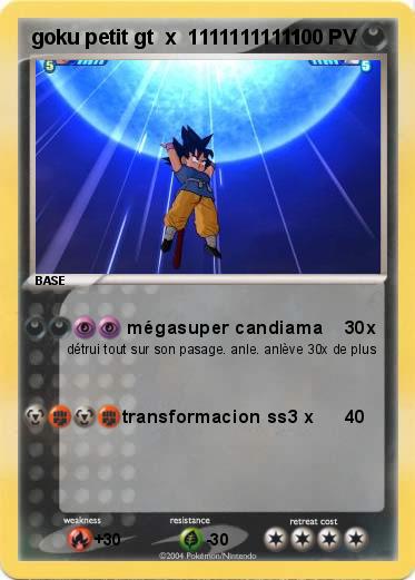 Pokemon goku petit gt  x  11111111111