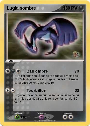 Pokemon Lugia sombre