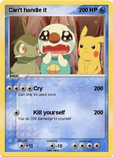 Pokemon Can't handle it
