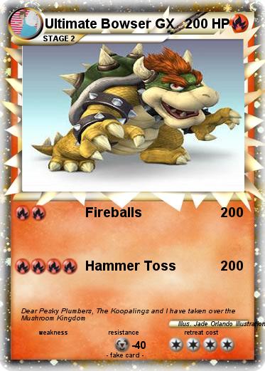 Pokemon Ultimate Bowser GX