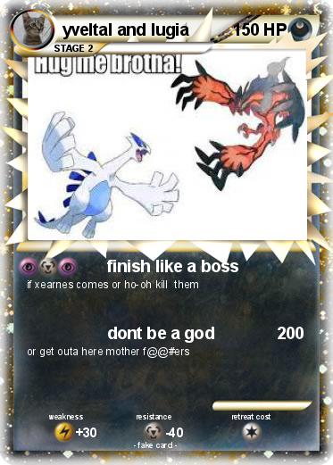 Pokemon yveltal and lugia