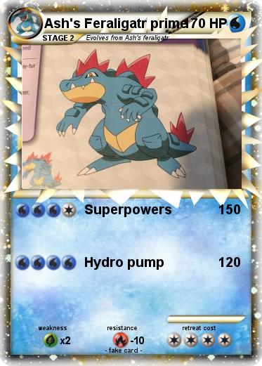 Pokemon Ash's Feraligatr prime