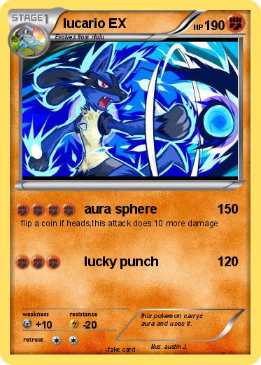 Pokemon lucario EX