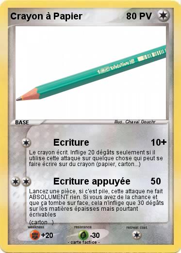 Pokemon Crayon à Papier